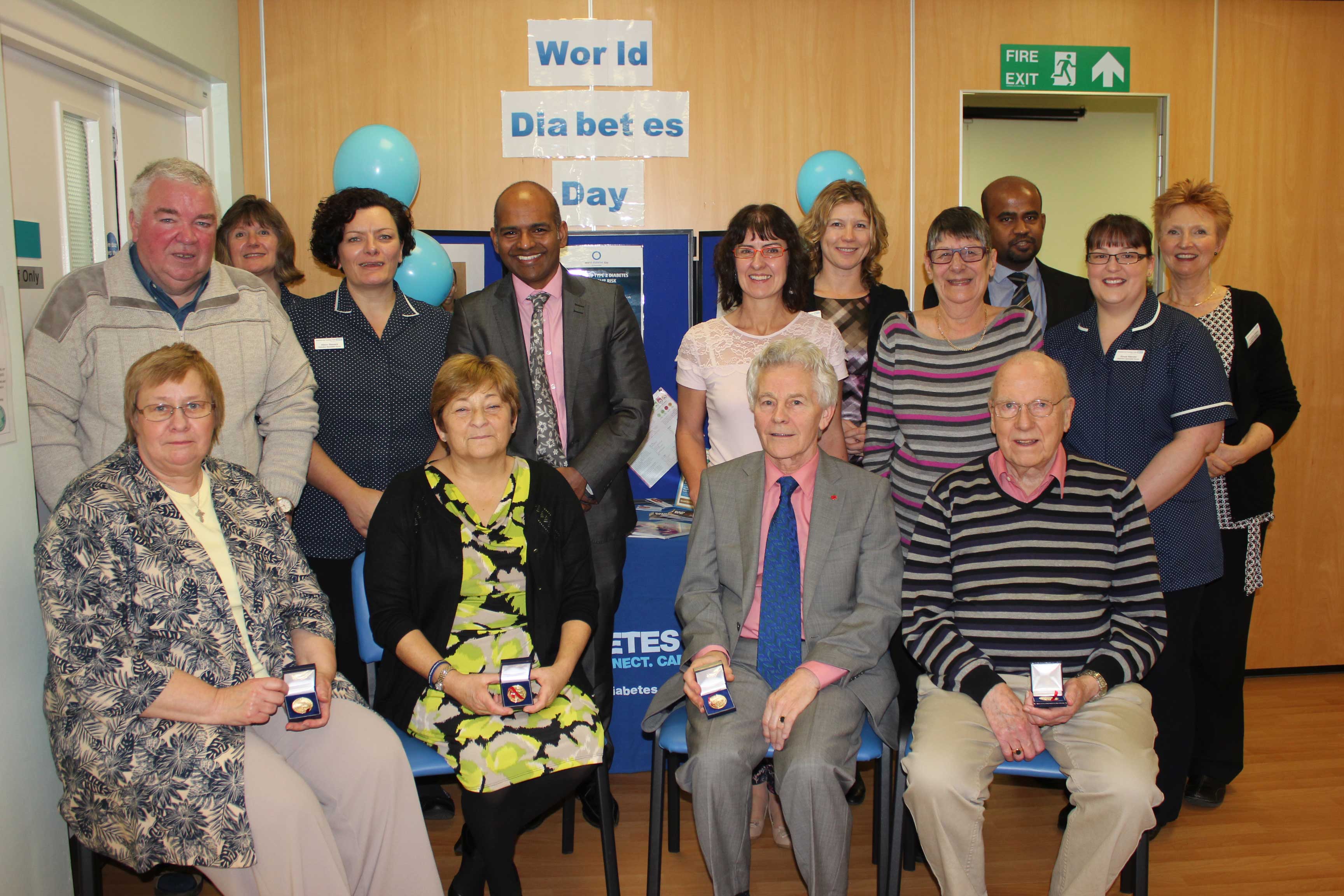 Diabetes patients presented with awards at Maidstone Hospital ...