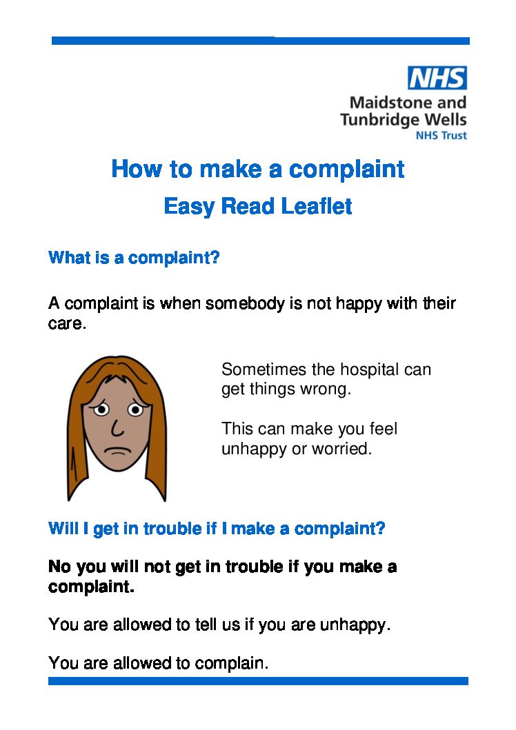 how-to-make-a-complaint-easy-read-leafletcore-maidstone-and-tunbridge